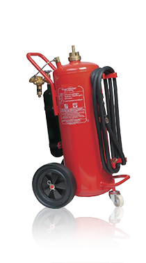 Symbolfoto - Fahrbarer Feuerlöscher