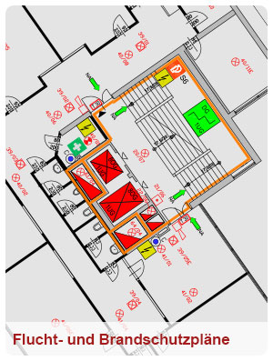 Flucht- und Brandschutzpläne